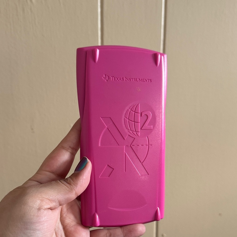 Texas Instruments Vibrant Pink Calculator Case